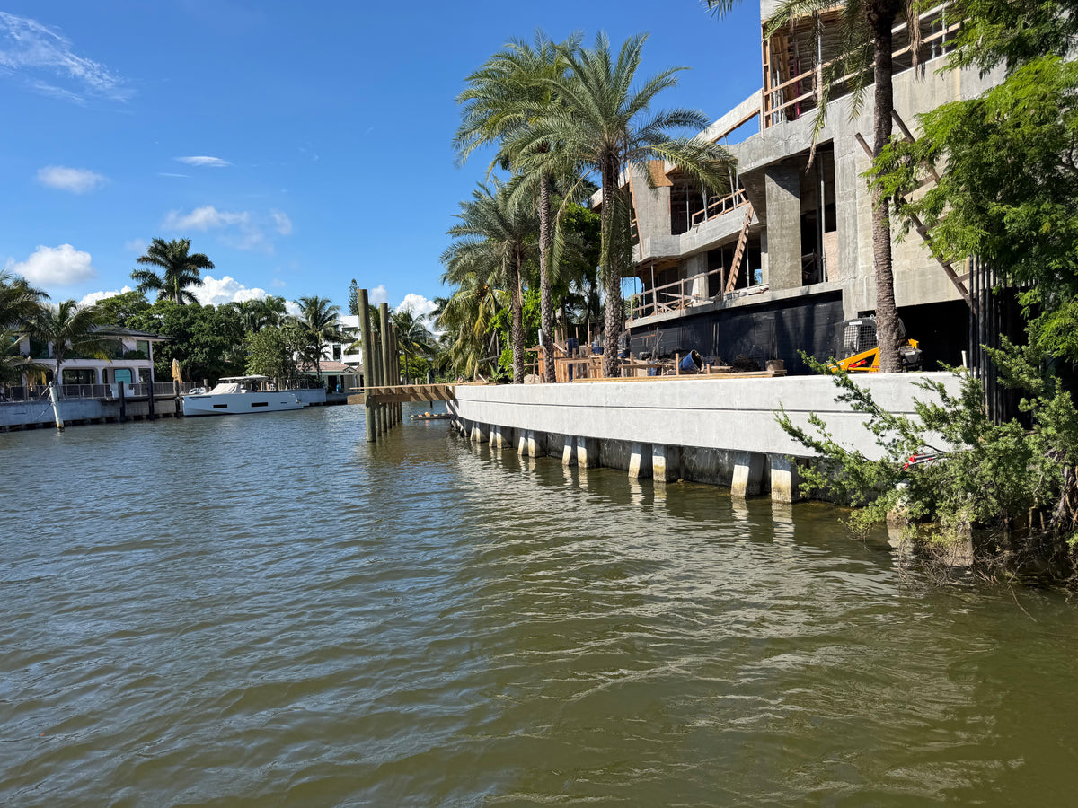 Residential Concrete Seawall